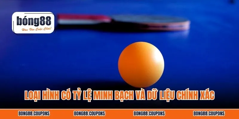 Loại hình có tỷ lệ minh bạch và dữ liệu chính xác