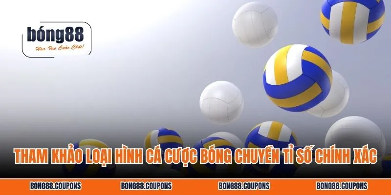 Tham khảo loại hình cá cược bóng chuyền tỉ số chính xác